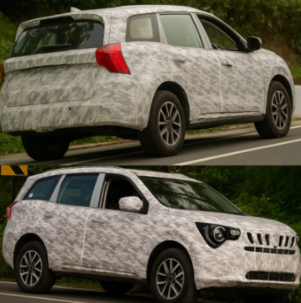 Mahindra XUV700 Facelift Spied